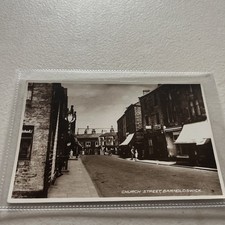 BARNOLDSWICK Church Street, Lancashire RP Postcard 