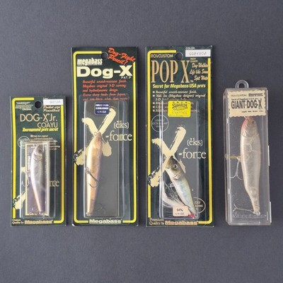 Megabass Topwater Lure GIANT DOG-X & DOG-X & DOG-X Jr. & POPX UNUSED