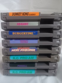 Nintendo NES lot of 39 games Contra, Mike Tyson's, Castlevania 1 & 2, Ghosts 'N