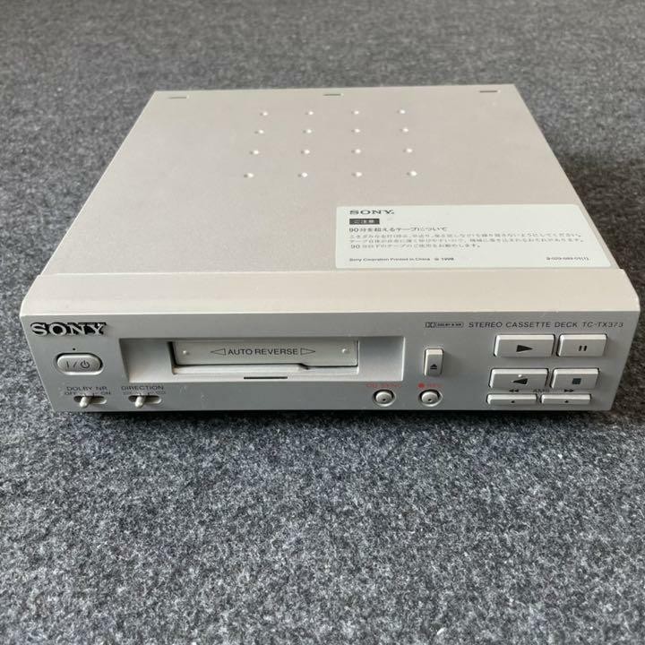 SONY TC-TX373•ACU-TX373 2個セット SONY TC-TX373 Stereo Cassette Tape Deck Recorder Tested from