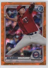 2020 Bowman Chrome Draft Sapphire Edition Orange 5/25 Jordan Balazovic 0jd0