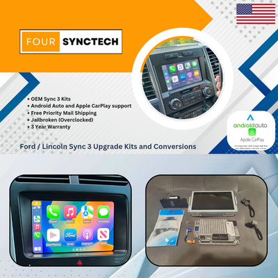 2011-2016 FORD EXPLORER SYNC 2 to 3 CarPlay Android Auto Upgrade