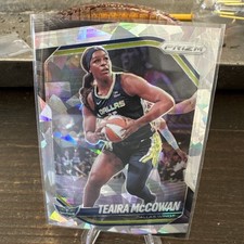 2025 Panini WNBA Prizm #48 Teaira McCowan Cracked Ice