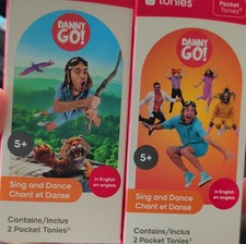 Tonies Danny Go Sing and Dance Pocket Tonies 2-Pack Ages 5 Interactive Toy