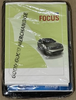 2011 FORD FOCUS OWNERS MANUAL USER GUIDE I4 2.5L 2.0L TURBOCHARGED HATCHBACK SET
