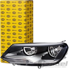 HELLA HAUPTSCHEINWERFER LINKS H7 MIT STELLMOTOR für VW TOUAREG BIS BJ.: 09.2014