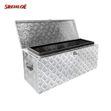 32 Aluminum Underbody Pickup Truck Tool Box Trailer Storage W Lock Silver 32 Aluminum Underbody Pickup Truck Tool Box Trailer Storage W Lock Silver