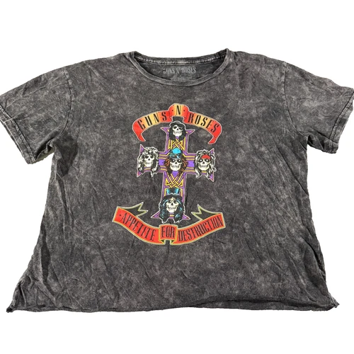 Vintage Guns N' Roses Concert Shirt 1988 Tour Short Sleeve T 1980s vintage concert t-shirt, vintage, size L, single stitch, B+ condition