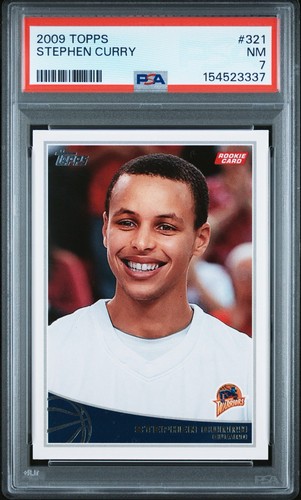 2009-10 Topps - Stephen Curry #321 (RC) PSA 7 Golden State Warriors Rookie