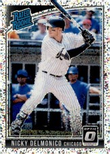Nicky Delmonico RC 2018 Donruss Optic White Sparkles Rookie