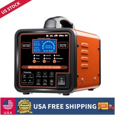 Heavy Duty Car Battery Charger 12V/24V Smart Automatic Intelligent Pulse Repair/