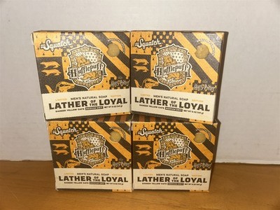 4 PACK DR. SQUATCH LATHER OF THE LOYAL ~HARRY POTTER~ LIMTED EDITION SOAP 5 oz