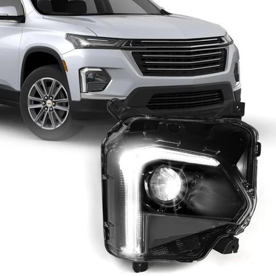 LED Headlight Compatible with Chevy Traverse 2022 2023 2024 w/LED DRL Factory...