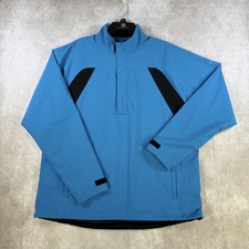 Cutter & Buck Men Large WeatherTec 1/4 Zip Go...