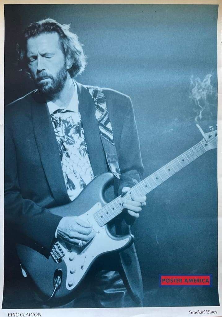 Eric Clapton Smokin' Blues Vintage Poster 25 x 35.5