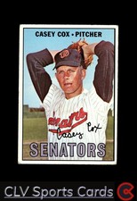 Washington Senators Casey Cox #414 Topps Baseball Near Mint or Better