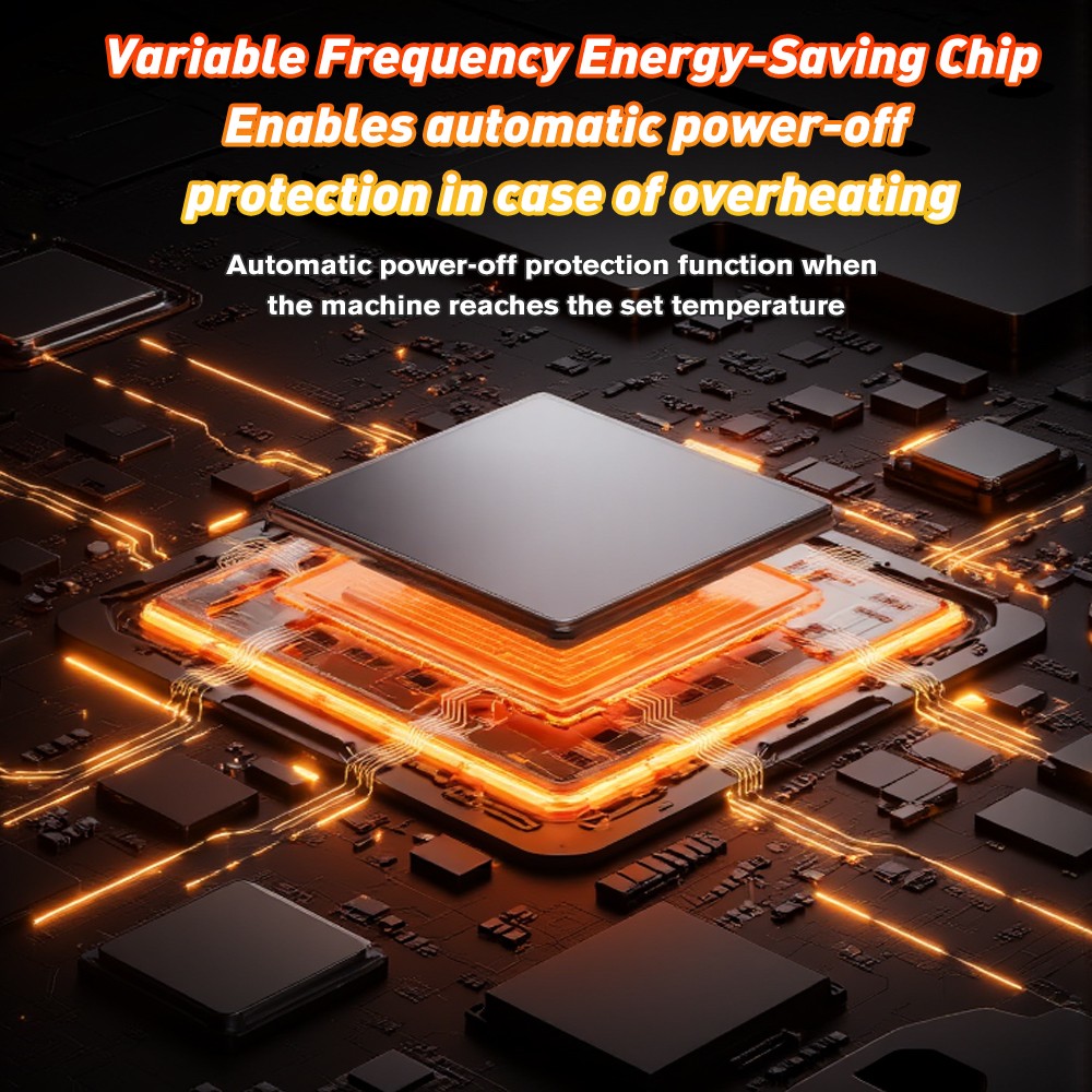 Electric Portable Plug in Space Heater 1000W Small Ceramic Air Fan Low Energy US