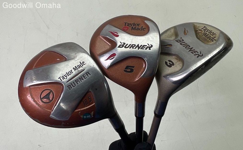 TaylorMade Burner Bubble Driver & Fairway Wood Set (1,3,5) RH