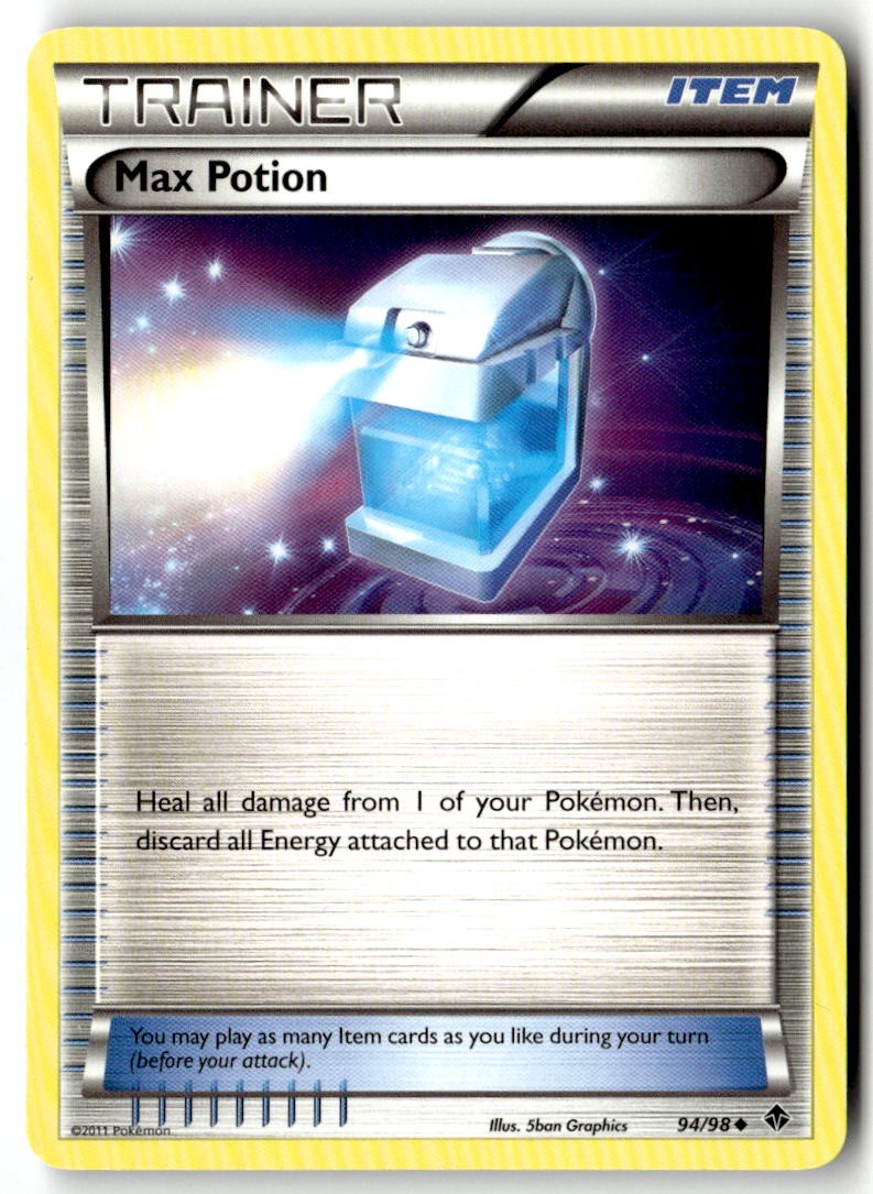Max Potion 94/98 Uncommon Emerging Powers Pokemon Near Mint