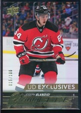 2015-16 Upper Deck Exclusives Young Guns #525 Joseph Blandisi 015/100
