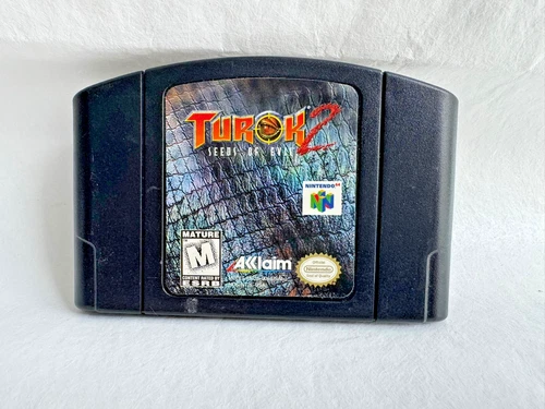 Turok 2: Seeds of Evil N64 - Nintendo 64 - 1998 - Authentic -Original Owner