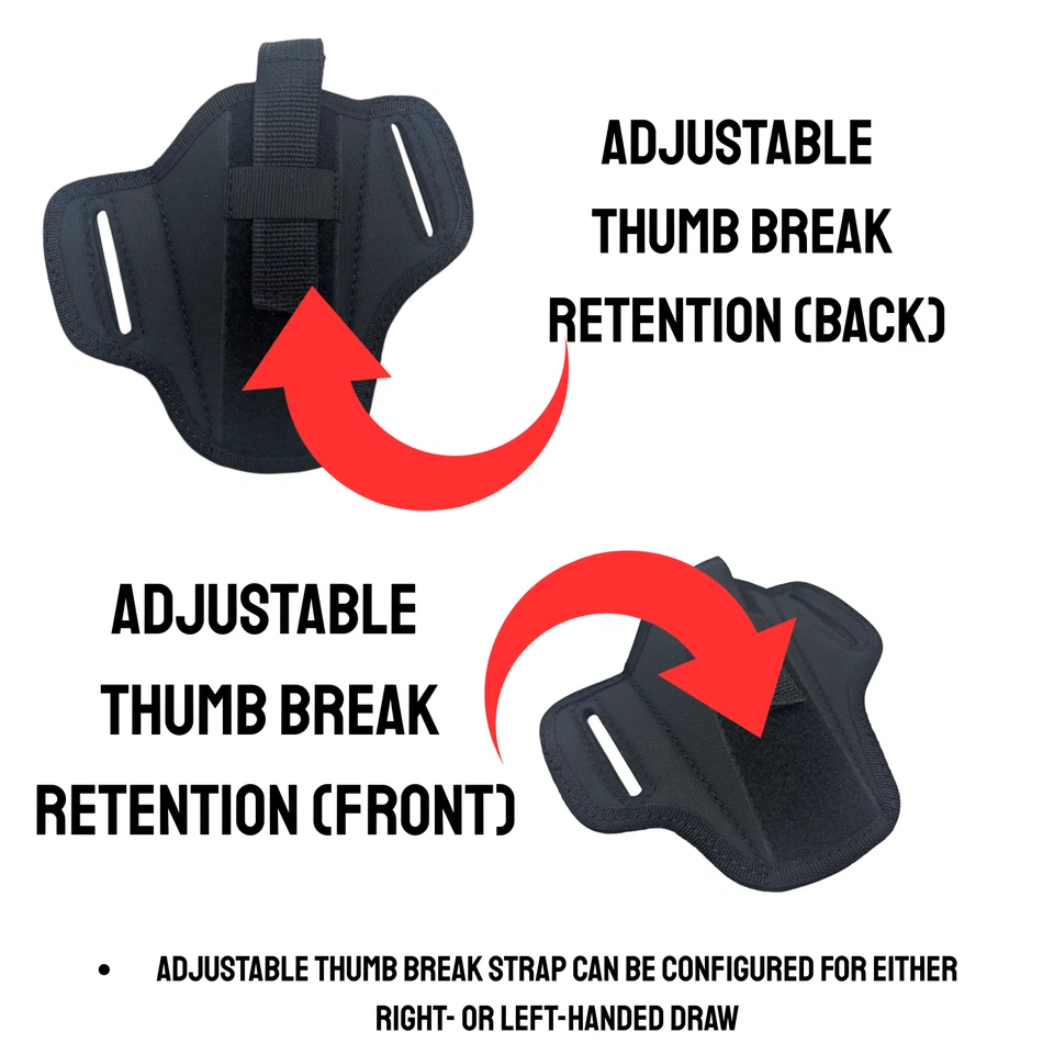 Ambidextrous OWB Holster Open Muzzle Fits Stoeger STR-9 - Image 2 of 4