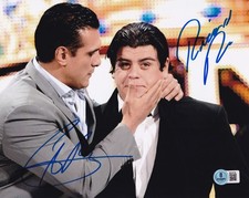 Alberto Del Rio & Ricardo Rodriguez Signed WWE 8x10 Photo BAS COA CMLL AAA TNA B