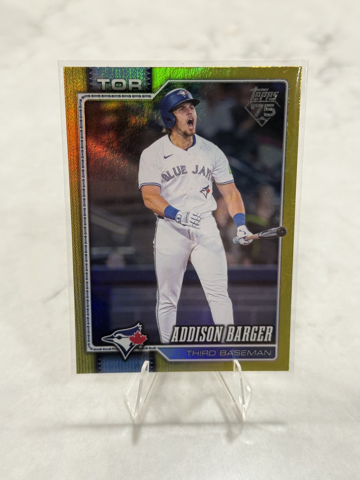 2026 Topps Series 1 - Addison Barger #241 Yellow Rainbow Foil /399