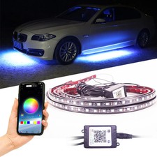 Car LED Light Underglow RGB APP Control Automotive Atmosphere Light Universal