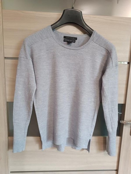 Women Tahari Sweater Blue Wool 34 / XS / 42