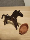 Vintage Playmobil Sherriff Horse (1982 McDonald's Happy Meal) - 100% Complete