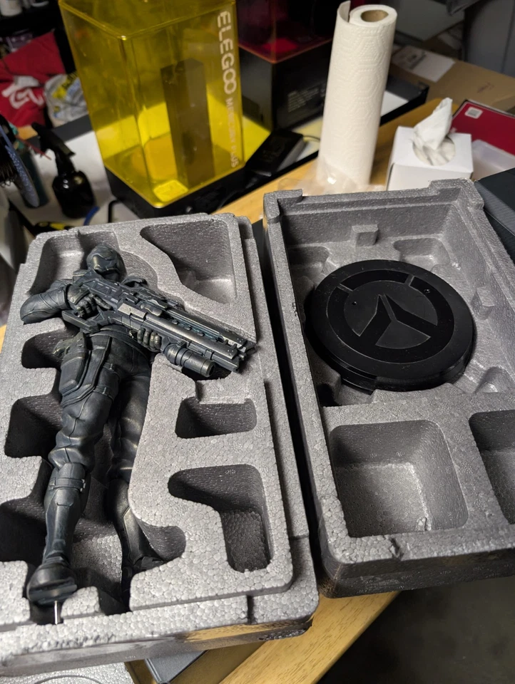 Overwatch Collector's Edition Complete With Soldier 76 Statue, Soundtrack, Cards - Image 3 of 3