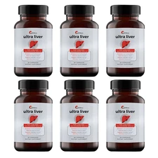 6 pc UpWellness Ultra Liver Supplement for Liver Health and Gallbladder Support