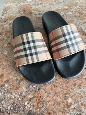 Burberry Men's Slides - size 11