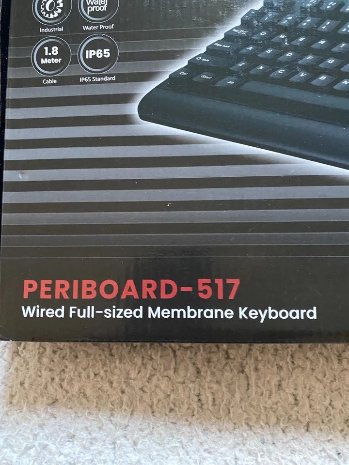 Perixx Periboard-517 Wired Full-Sized Membrane Keyboard - Image 2 of 4