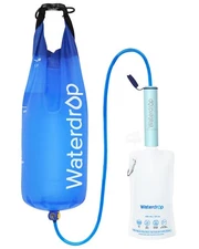 Waterdrop Gravity Water Filter Straw, Camping Water Filtration System, Water Pur
