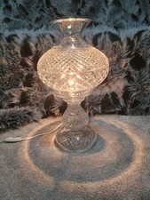 Waterford crystal lamp hurricane Stand desk Lamp Rare F/S from Japan