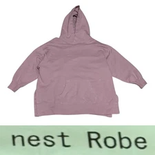 Nest Robe Japan Cotton Linen Blend upcyclelino Hoodie Women’s Size F In Pink