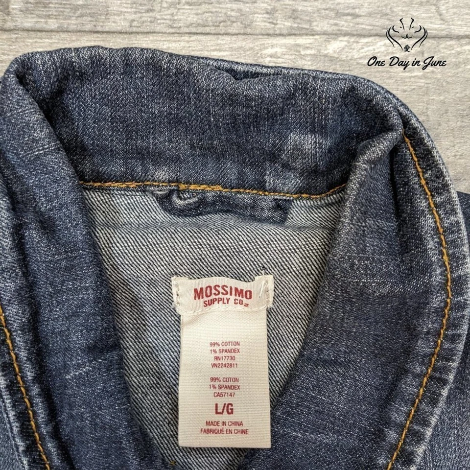 Chaqueta vaquera Mossimo para niñas talla L Foto 2 de 4