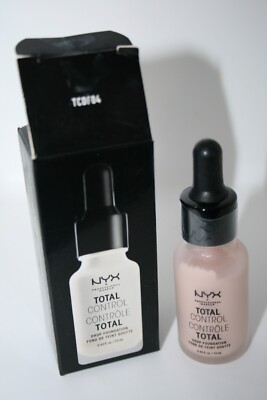NYX Total Control Drop Foundation color   TCDF04 LIGHT IVORY  New In Box