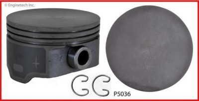 #ad 3.810quot; Bore Coated Flat Top Pistons Set for 2005 2009 Chevrolet LS 4.8L 5.3L $200.52
