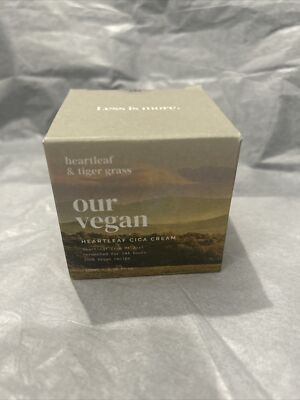 Our Vegan Heartleaf and Tiger Grass Cica Cream 3.38 oz - New