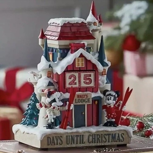 Disney 2021 Walt’s Ski Lodge Mickey Minnie Weihnachten Countdown Kalender NEU - Bild 1 von 7
