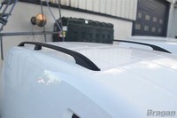 DachträGer FüR Volkswagen Caddy 2015 - 2021 SWB Van Aluminium Riegel - Schwarz