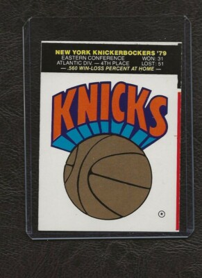 1980-81 Fleer NBA Basketball Stickers, New York Knicks, NM! | eBay