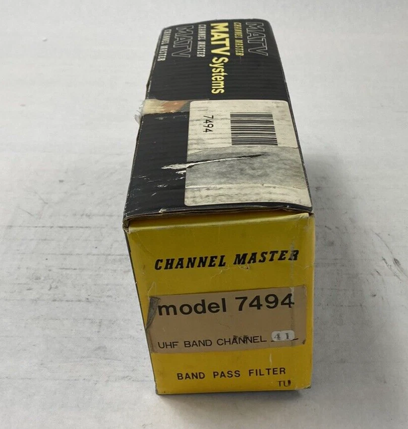 Channel Master MATV Systems Model 7494 Band Pass Filter UHF Band Channel 41 - Image 3 of 4