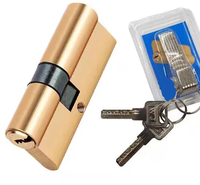 SINJA Schließzylinder Profilzylinder Zylinderschloss Türschloss mit 6 Schlüssel Neu