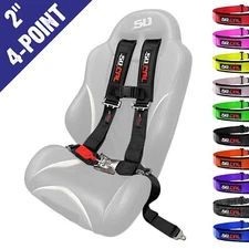 2" 4 Point Racing Harness Seat Belt Off-Road UTV Polaris RZR Can-Am X3 Sand Rail