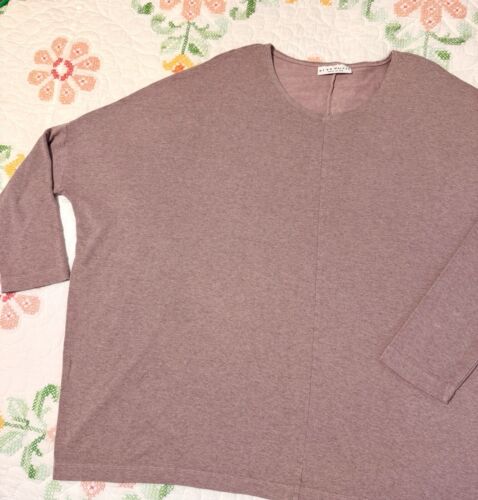 Bryn Walker Tunic Top S Mauve Pink Oversized - Picture 2 of 9