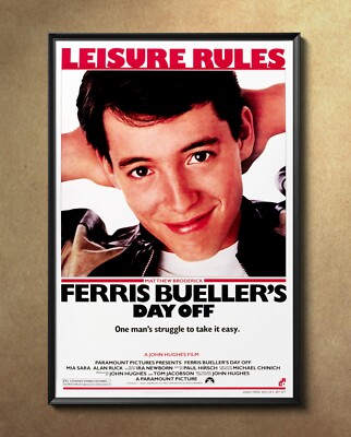 Ferris Bueller's Day Off 1986 Movie Poster 24''x36'' Glossy Unframed 8615
